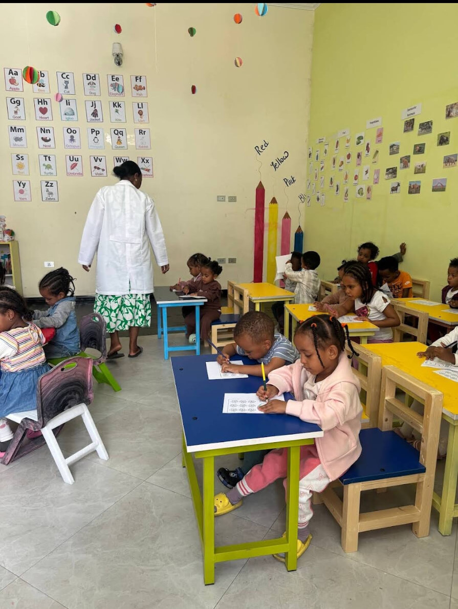 Alphabet wall classroom